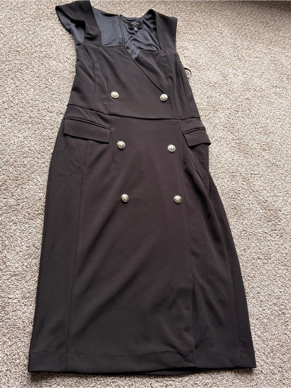 Tahari | NWT Black knee length dress size 6